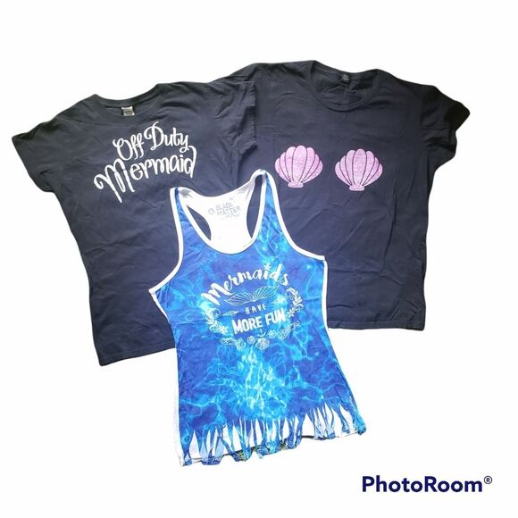 MERMAID 🧜‍♀️ TOP BUNDLE x3 - L - Picture 2 of 13